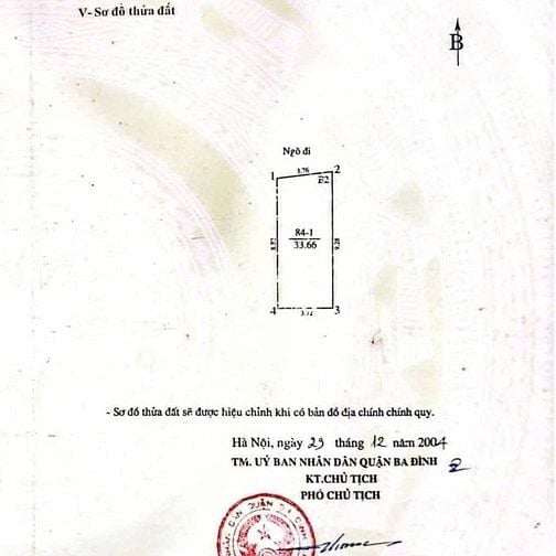 BÁN NHÀ 33.66M² PHỐ VĨNH PHÚC, BA ĐÌNH, HÀ NỘI, GIÁ 7.6 TỶ