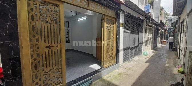 NHÀ ĐẸP XÂY KIÊN CỐ 4 TẦNG, HAI MẶT HẺM THOÁNG