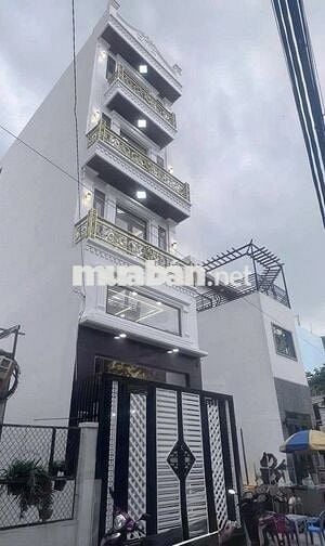 NHÀ ĐẸP 5 TẦNG, (4X14)M2, HẺM XE HƠI 8M THÔNG TỨ TUNG, 8,5 TỶ CÒN TL