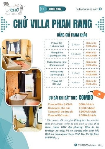 VILLA VIEW BIỂN PHAN RANG - KHÁNH HÒA