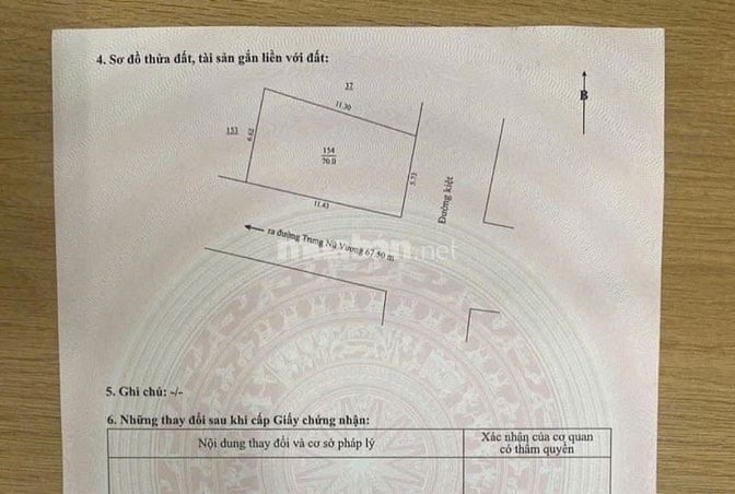 bán lô đất 2 mặt kiệt ô tô 6m trưng nữ vương - P Hoà Cường - Hải Châu 