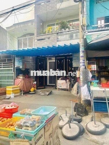 Nhà Lầu Mặt Chợ 1 tỷ160 Cho Thuê 10 triệu Ở Chợ Công Nhân Bình Chánh