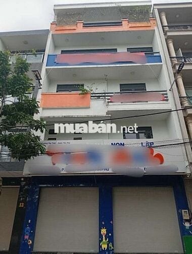 CHO THUÊ TOÀ NHÀ 8X16(TRỆT+4LẦU)TRỐNG SUỐT MẶT TIỀN ĐƯỜNG 16M LỀ 6M