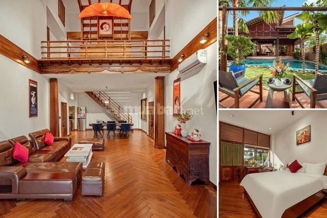 Cho thuê vila nguyên căn có hồ bơi 4PN thiết kế sang trọng ở ngay biển