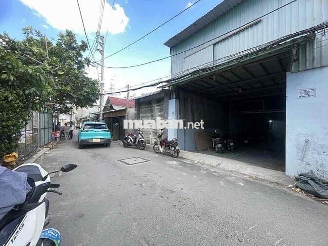 nhà xưởng hẻm 439 tân thới hiệp21 10*22 shr cn 221m2 giá 11,5tỷ tl