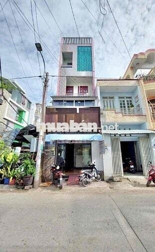 Nhà 4x13m 3Lầu (5PN 4WC) Hẻm 6m Thông. 1/ Bình Trị Đông. Bình Tân