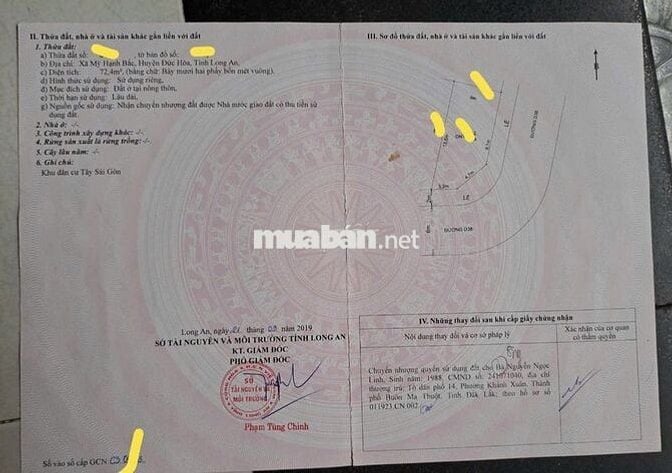 Bán đất lô góc 2 MT khu dân cư Cát Tường Phú Sinh