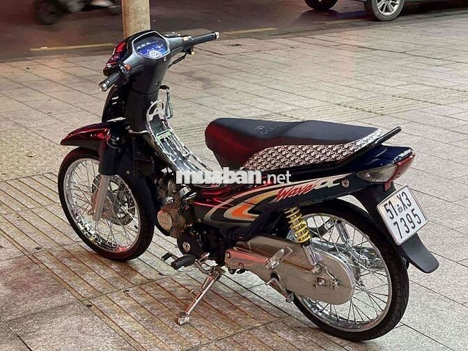 Honda Wave Alpha 2002 Xanh đen