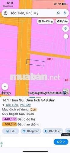 ĐẤT VÀNG PHÚ MỸ: 12M MẶT TIỀN HẮC DỊCH TÓC TIÊN – 100M² THỔ CƯ