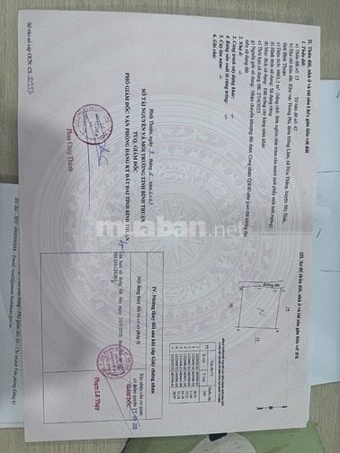 Bán 4861m2 đất vườ hòa thắng vuông đẹp giá 480tr, mặt tiền 66m sổ sẵn