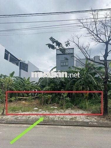 Bán đất MT Bàu Mạc 20 - Lô kẹp cống 1,5m bên hông xây nhà thoáng mát