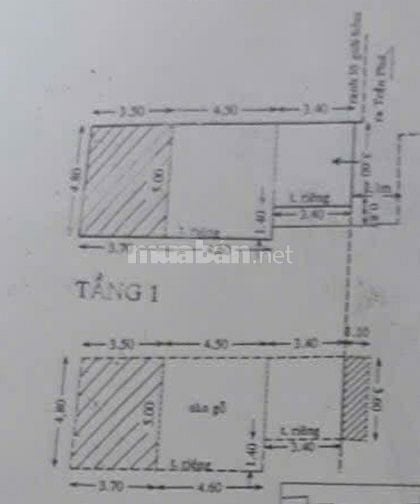 Bán nhà bao đầu tư giá rẻ chỉ 4,3 tỷ Trần Phú Q5 dt 4x13m hẻm rộng.