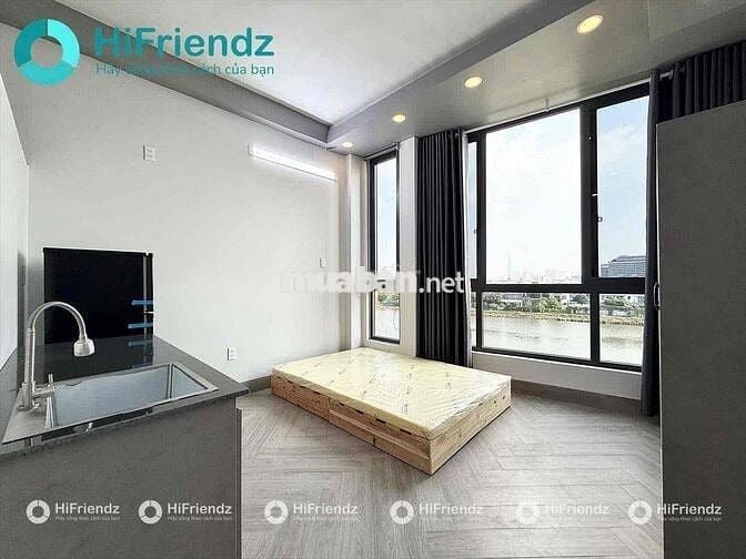 STUDIO FULL NỘI THẤT VIEW VEN SÔNG NGAY VLU, NTTU