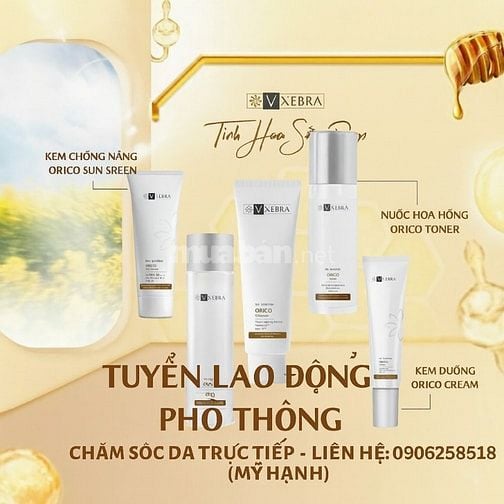 [ LĐPT ] Tuyển gấp Skincare. Biến đam mê thành sự nghiệp vững chắc
