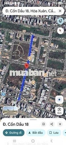 BÁN LÔ ĐẤT ĐẸP – ĐƯỜNG CỒN DẦU 18 - HÒA XUÂN