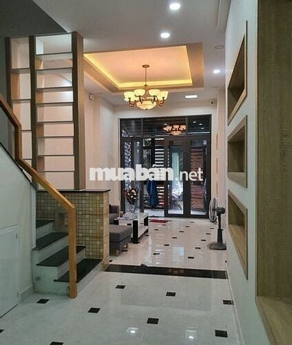 Nhà 3,5x18m gần mặt tiền, đối diện chung cư Sơn Kỳ.