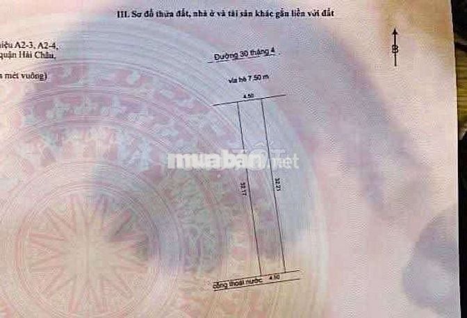 Bán đất mặt tiền đường lớn 30-4 Hòa Cương- Đà Nẵng