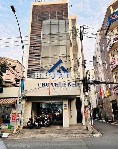 TÒA NHÀ ĐƯỜNG PHAN ĐĂNG LƯU DIỆN TÍCH: 6X20M TRỆT 4 LẦU CHO THUÊ