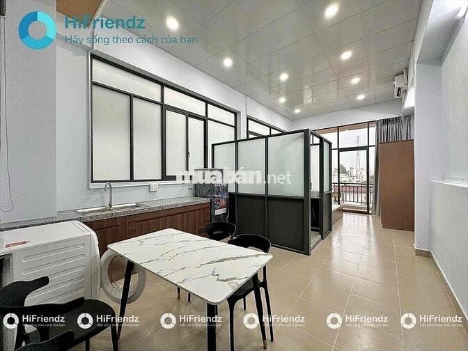 STUDIO 1PN TÁCH BẾP RỘNG THOÁNG, CÓ BANCOL, ĐẦY ĐỦ NỘI THẤT NHƯ ẢNH