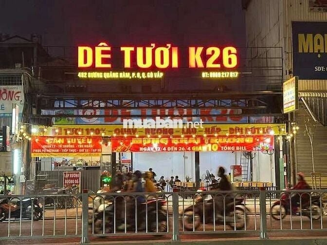 MT DƯƠNG QUẢNG HÀM, P6 GÒ VẤP. NGANG 13M×13M