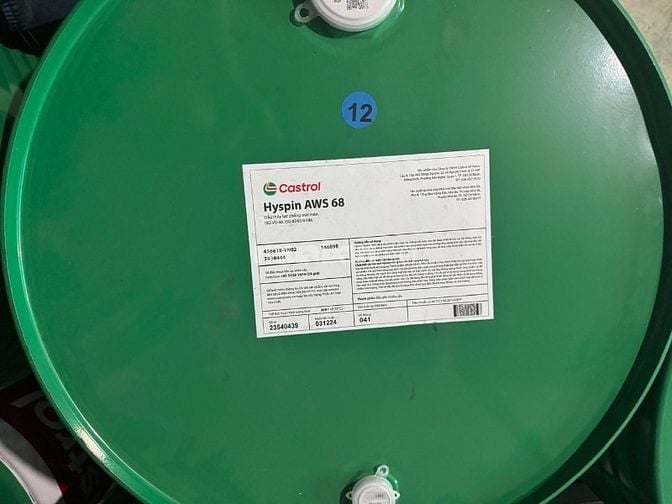 Dầu thủy lực Castrol Hyspin AWS 68 chống mài mòn ISO VG 68
