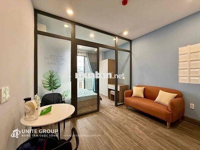 CHO THUÊ CĂN HỘ 1PN BAN CÔNG TẠI BÌNH THẠNH GẦN BÀ CHIỂU, GIÁP Q1