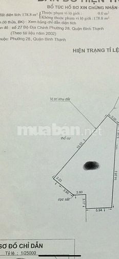 Bán nhà hẻm 480/65/24 Bình Quới 