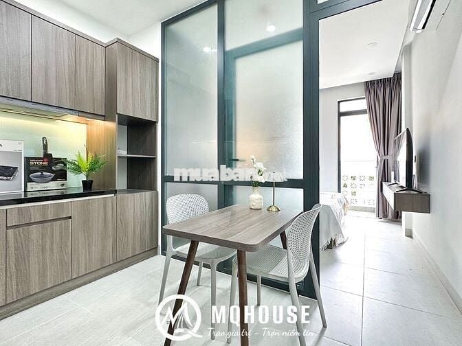 Căn hộ 1PN(50m2) ban công full nội thất, thang máy _ Cao Thắng Quận 3