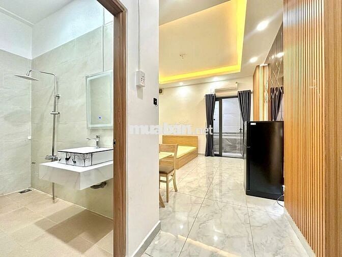 CHO THUÊ CHDV (PHÒNG TRỆT) 1PN+  TÁCH BẾP FULL NỘI THẤT