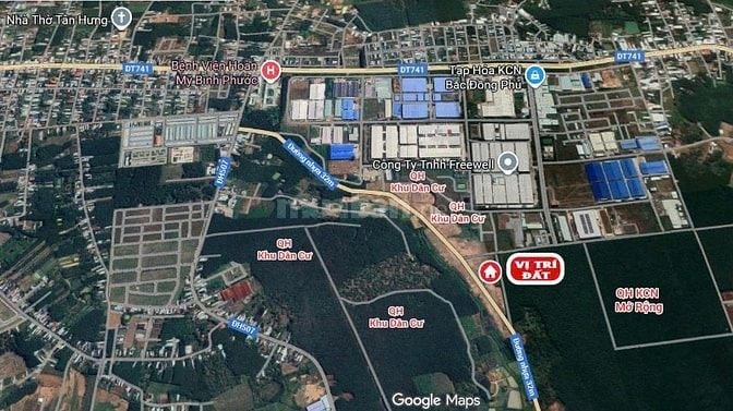 ĐẤT KCN BẮC ĐỒNG PHÚ XÂY TRỌ  