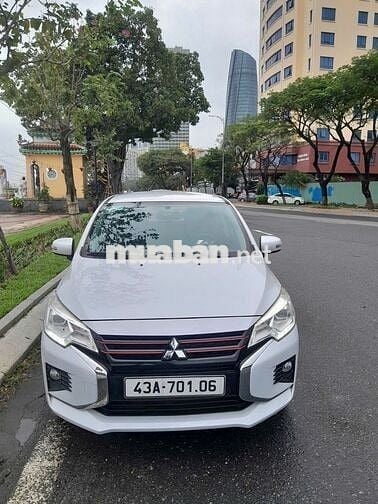 Mitsubishi Attrage CVT 2022 trắng, oddo 24.000 km
