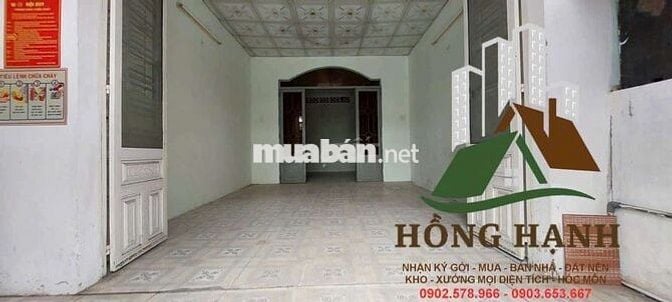 NHÀ CHO THUÊ 5×20– PHAN VĂN HỚN - XUÂN THỚI THƯỢNG HM - GIÁ 5 TRIỆU