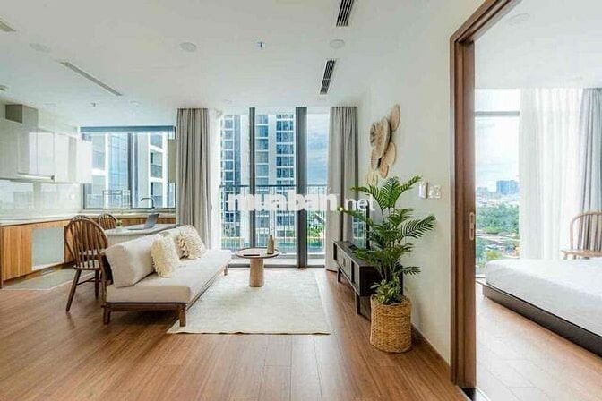 Em cần cho thuê CH Eco Green 2PN-2WC giá 14.5 triệu full nội thất đẹp