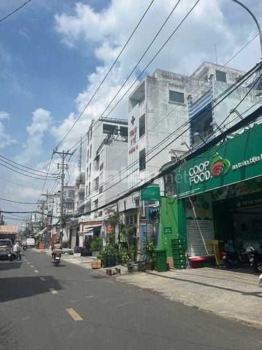 Bán nhà Góc 2MT, Ba Đình P10 Q8, DT 4.5x12m, nở hậu 5.2m