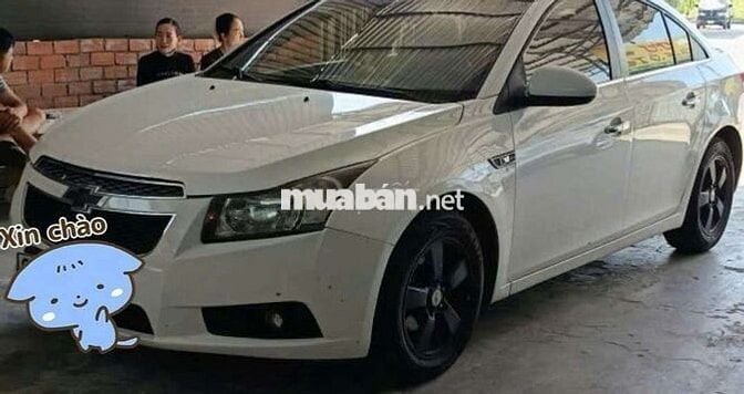 Chevrolet Cruze 2010 Trắng. hỗ trợ vay