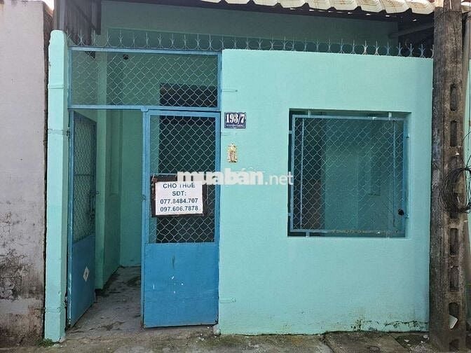 CHO THUÊ NHÀ ĐƯỜNG NGUYỄN THÔNG, PHƯỜNG BÌNH THỦY
