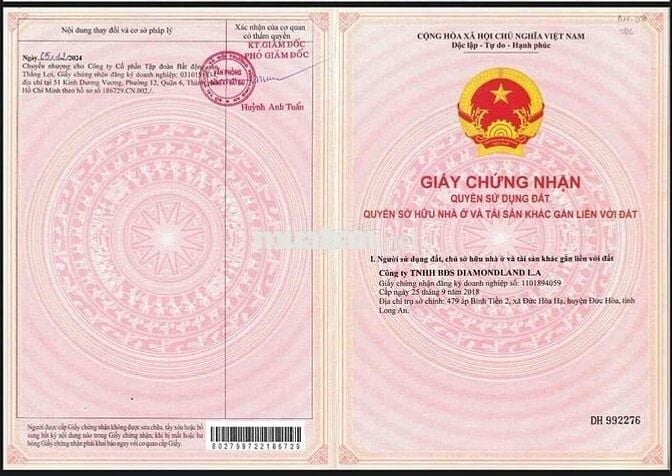 Chính Chủ Bán Gấp Lô Đất Diamond City Quốc Linh 1.55 Tỷ