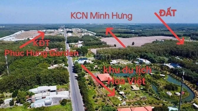 Bán đất đẹp sát bên KCN Minh Hưng, giá siêu hời 575 triệu, 215m2