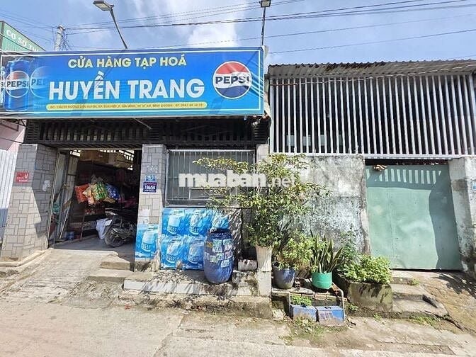 Nhà mặt tiền đường thông KDC gần chợ Phú An, phường Tân Bình, Tp Dĩ An