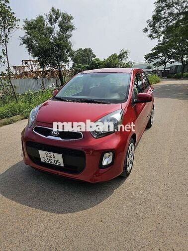 Kia Morning 2021 Tự động 40.000 km,màu Đỏ