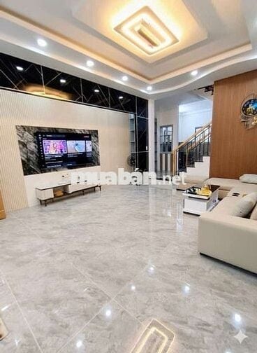 NHÀ ĐẸP HẺM ÔTÔ QUANG TRUNG, SÁT MẶT TIỀN ĐS 18_(5x13)GẦN CV LÀNG HOA