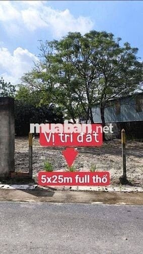 Đất củ chi Nằm ngay ngã tư Xã Tân Phú Trung Củ Chi _DT 125m2 GIÁ 640tr