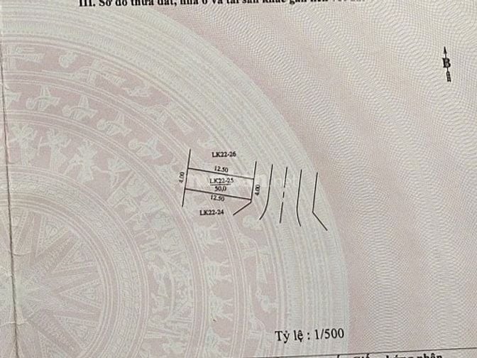 Chào bán lô đất dịch vụ 2 đồng mai 