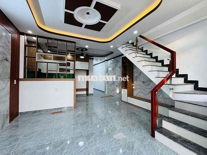 bán nhà trệt lầu sát chợ , bến cát , bình dương chỉ 1.820tr shr thổ cu