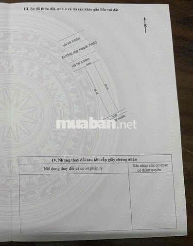 BÁN LÔ ĐẤT ĐẸP TĐC SÁT CHỢ MỚI BA XÃ – HOÀ XUÂN