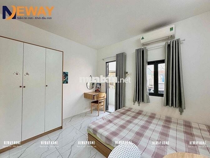 CĂN HỘ 1 PHÒNG NGỦ TÁCH BẾP FULL NỘI THẤT GẦN NGÃ TƯ BẢY HIỀN