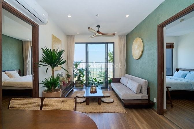 Cho thuê căn hộ 2PN Japandi Ocean Park, full nội thất mới, nhận ở ngay