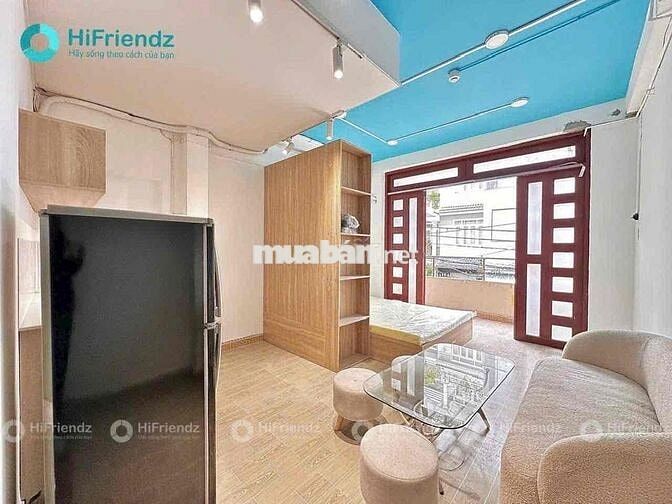 CHDV BAN CÔNG, FULL NỘI THẤT MÁY GIẶT RIÊNG GẦN CẦU CHÀ VÀ, ĐH Y DƯỢC