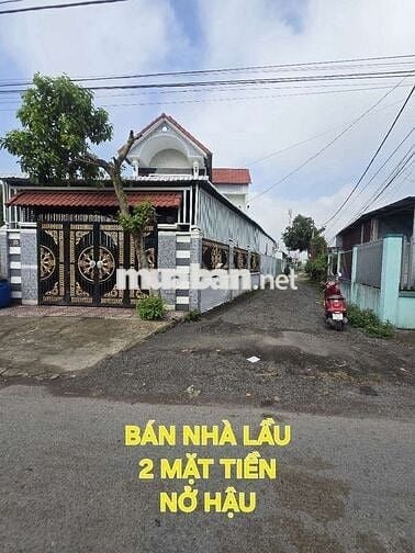 BÁN NHÀ LẦU 2 MẶT TIỀN ĐÃ HOÀN CÔNG Ở TÂN THẠNH ĐÔNG TPHCM