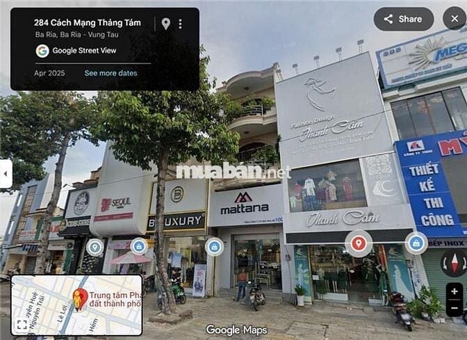 📣 CHO THUÊ NHÀ MẶT TIỀN KINH DOANH 125 m2 ĐƯỜNG CMT8 – BÀ RỊA, TP. HCM